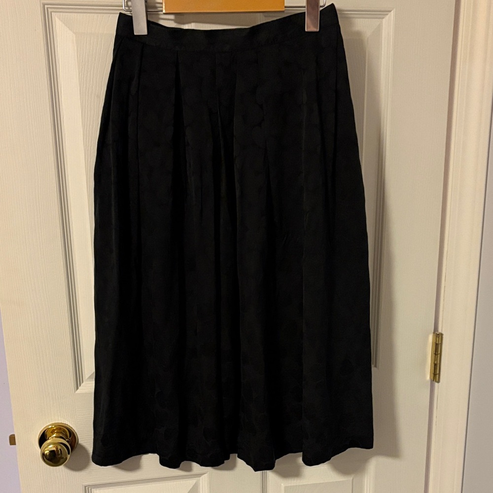 Chic Black A-Line Skirt